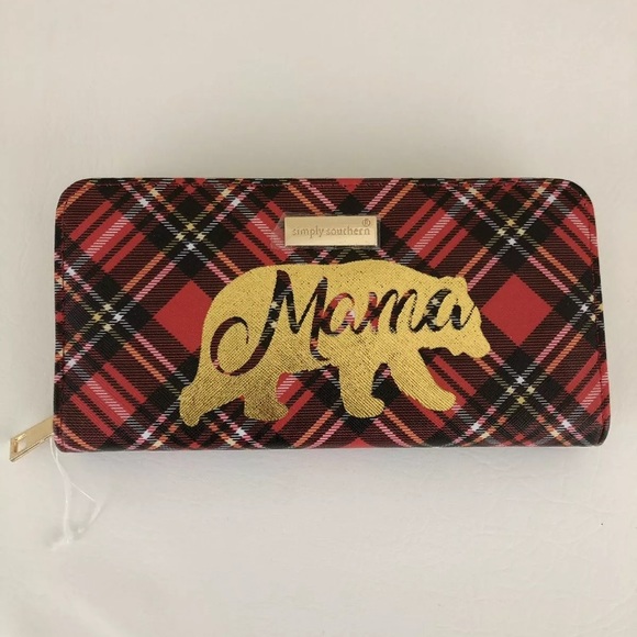 Simply Southern Handbags - New  Simply Southern Mama Bear Large Phone Wallet